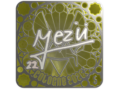 Sticker | mezii (Foil, Ranked) | Cologne 2026