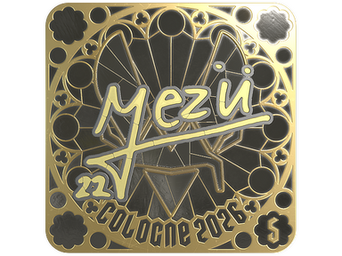 Sticker | mezii (Gold, Ranked) | Cologne 2026