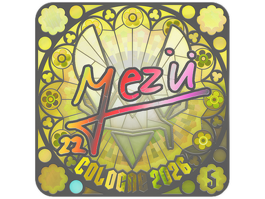 Sticker | mezii (Holo, Ranked) | Cologne 2026
