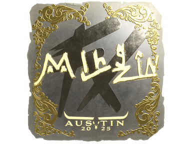 Sticker | mlhzin (Gold) | Austin 2025