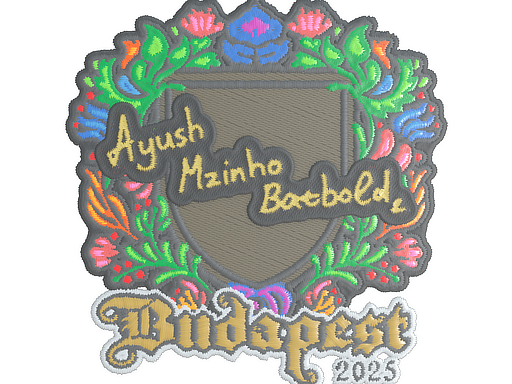 Sticker | mzinho (Embroidered) | Budapest 2025