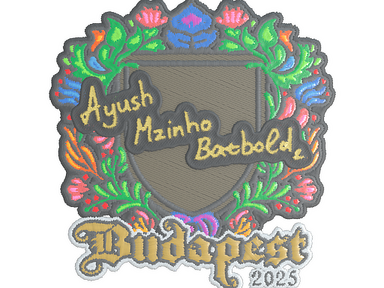 Sticker | mzinho (Embroidered) | Budapest 2025