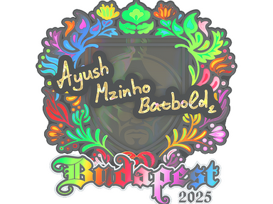 Sticker | mzinho (Holo) | Budapest 2025