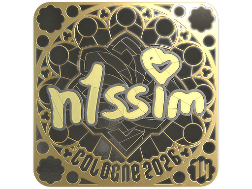 Sticker | n1ssim (Gold, Ranked) | Cologne 2026