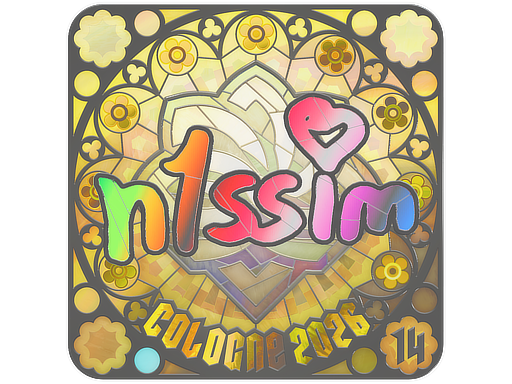 Sticker | n1ssim (Holo, Ranked) | Cologne 2026