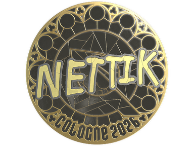 Sticker | nettik (Gold) | Cologne 2026