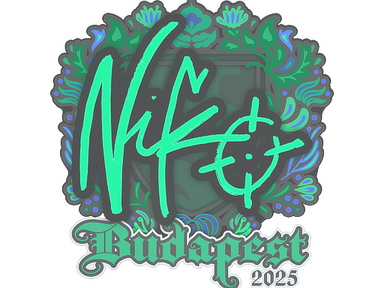 Sticker | NiKo | Budapest 2025