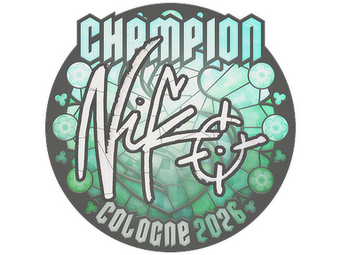 Sticker | NiKo (Champion) | Cologne 2026