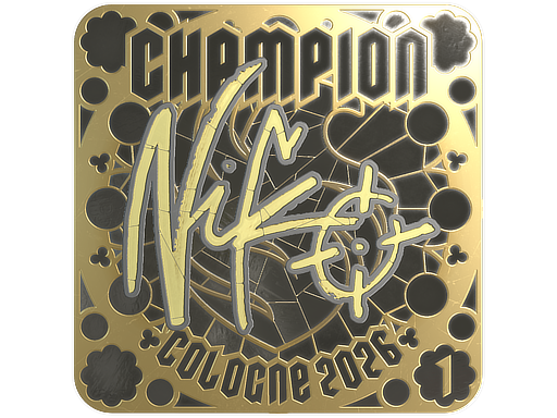 Sticker | NiKo (Gold, Ranked) | Cologne 2026