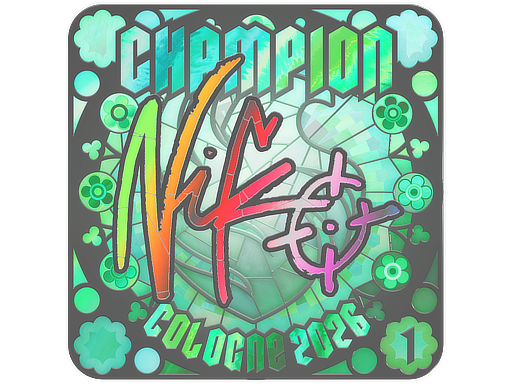 Sticker | NiKo (Holo, Ranked) | Cologne 2026