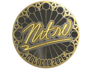 Sticker | nitr0 (Gold) | Cologne 2026