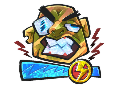 Sticker | Overloaded (Glitter)