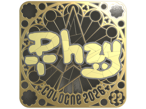 Sticker | phzy (Gold, Ranked) | Cologne 2026