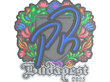 Sticker | PR (Embroidered) | Budapest 2025