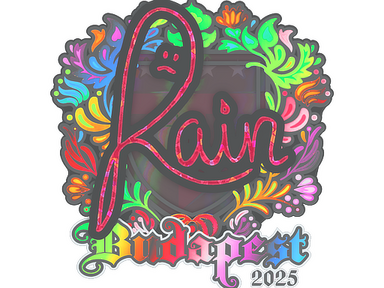 Sticker | rain (Holo) | Budapest 2025