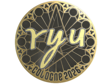 Sticker | ryu (Gold) | Cologne 2026