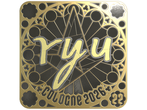 Sticker | ryu (Gold, Ranked) | Cologne 2026