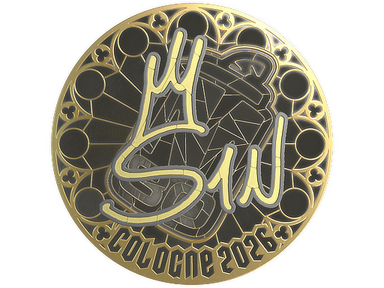 Sticker | s1n (Gold) | Cologne 2026