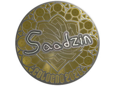 Sticker | saadzin (Foil) | Cologne 2026