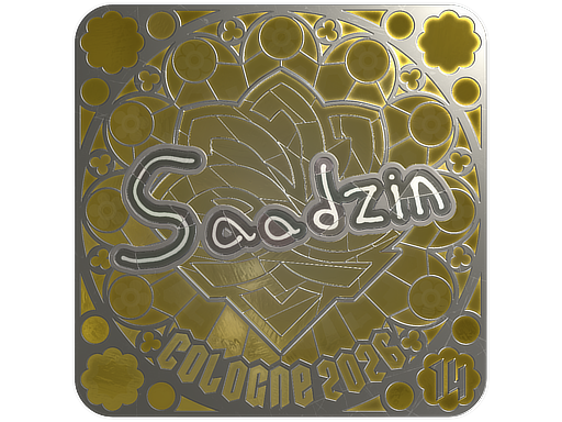 Sticker | saadzin (Foil, Ranked) | Cologne 2026