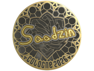 Sticker | saadzin (Gold) | Cologne 2026