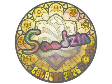 Sticker | saadzin (Holo) | Cologne 2026