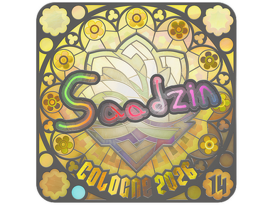 Sticker | saadzin (Holo, Ranked) | Cologne 2026