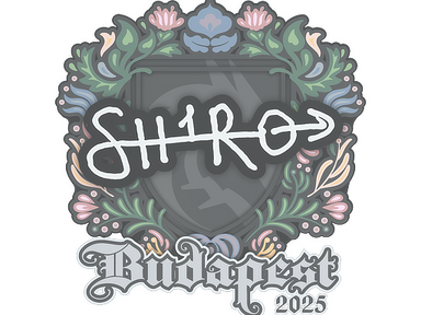 Sticker | sh1ro | Budapest 2025