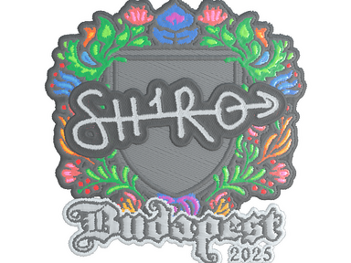 Sticker | sh1ro (Embroidered) | Budapest 2025