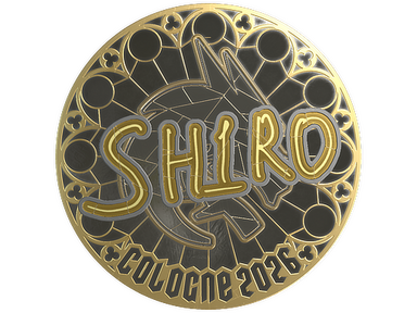 Sticker | sh1ro (Gold) | Cologne 2026