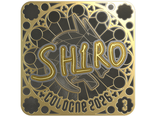 Sticker | sh1ro (Gold, Ranked) | Cologne 2026