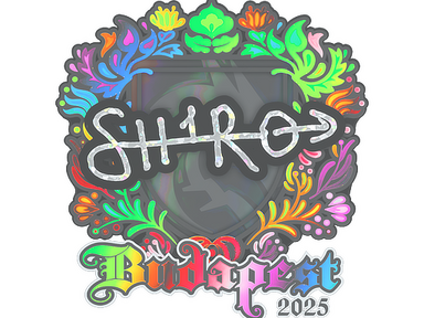 Sticker | sh1ro (Holo) | Budapest 2025
