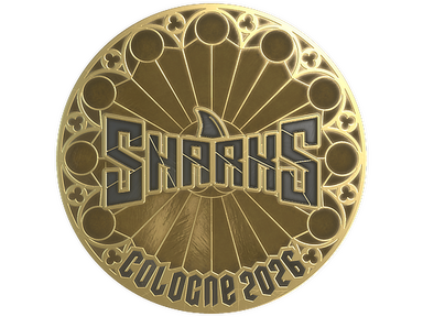 Sticker | Sharks Esports (Gold) | Cologne 2026