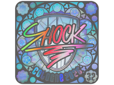 Sticker | SHOCK (Holo, Ranked) | Cologne 2026