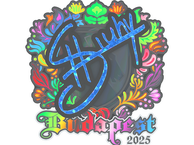 Sticker | siuhy (Holo) | Budapest 2025