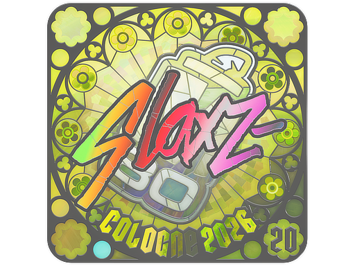 Sticker | slaxz- (Holo, Ranked) | Cologne 2026