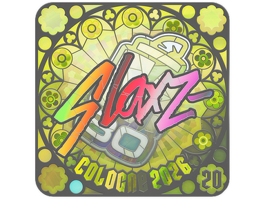 Sticker | slaxz- (Holo, Ranked) | Cologne 2026