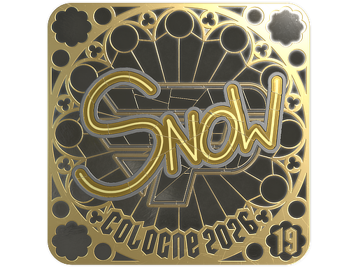 Sticker | snow (Gold, Ranked) | Cologne 2026
