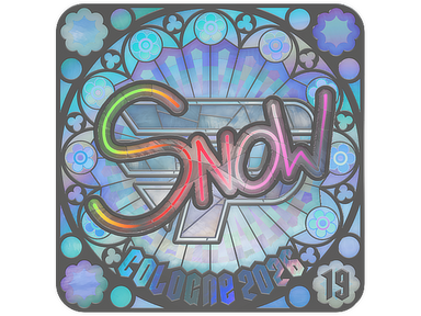 Sticker | snow (Holo, Ranked) | Cologne 2026