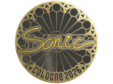 Sticker | Sonic (Gold) | Cologne 2026
