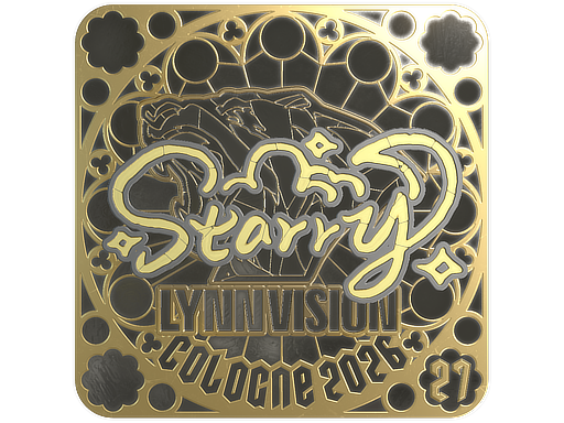 Sticker | Starry (Gold, Ranked) | Cologne 2026
