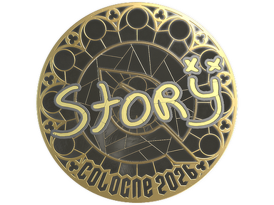 Sticker | story (Gold) | Cologne 2026