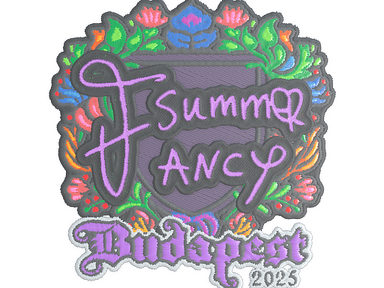 Sticker | Summer (Embroidered) | Budapest 2025