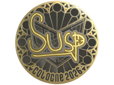 Sticker | susp (Gold) | Cologne 2026