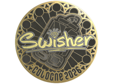 Sticker | Swisher (Gold) | Cologne 2026