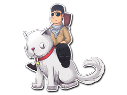 Sticker | T On Cat