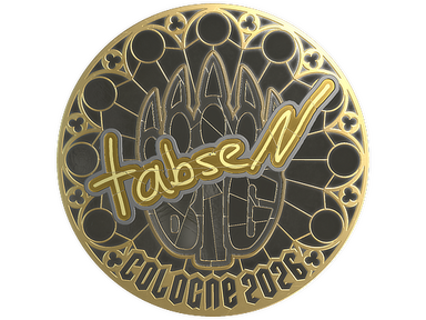 Sticker | tabseN (Gold) | Cologne 2026