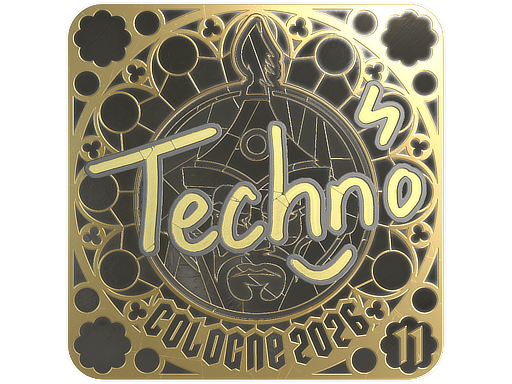 Sticker | Techno4K (Gold, Ranked) | Cologne 2026