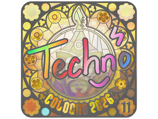Sticker | Techno4K (Holo, Ranked) | Cologne 2026