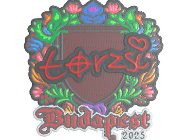Sticker | torzsi (Embroidered) | Budapest 2025